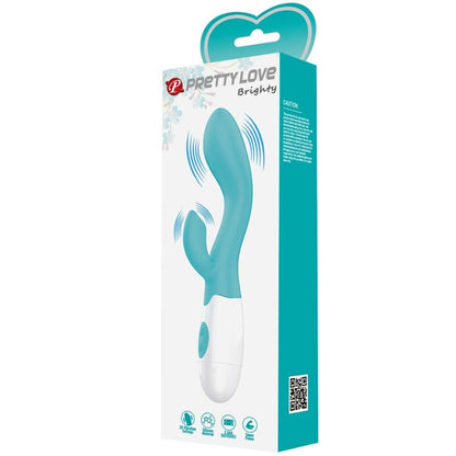 PRETTY LOVE Brighty Vibrador Punto G Verde Agua – Estimulador Ergonómico Para Placer Personalizado
