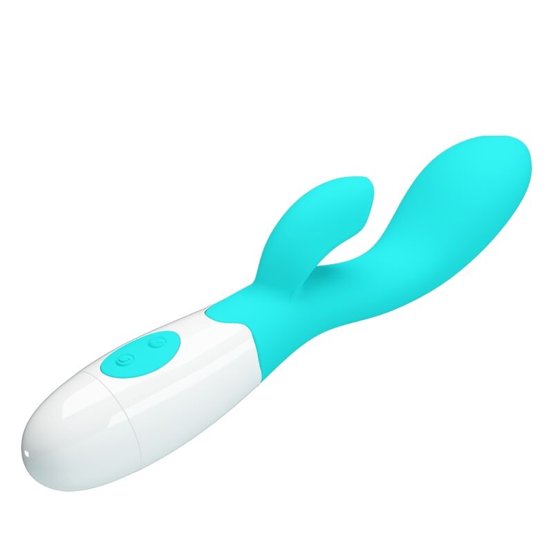 PRETTY LOVE Brighty Vibrador Punto G Verde Agua – Estimulador Ergonómico Para Placer Personalizado