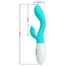 PRETTY LOVE Brighty Vibrador Punto G Verde Agua – Estimulador Ergonómico Para Placer Personalizado