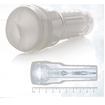 FLESHLIGHT Ice Lady Cristal – Giocattolo erotico dal design trasparente per esperienze uniche