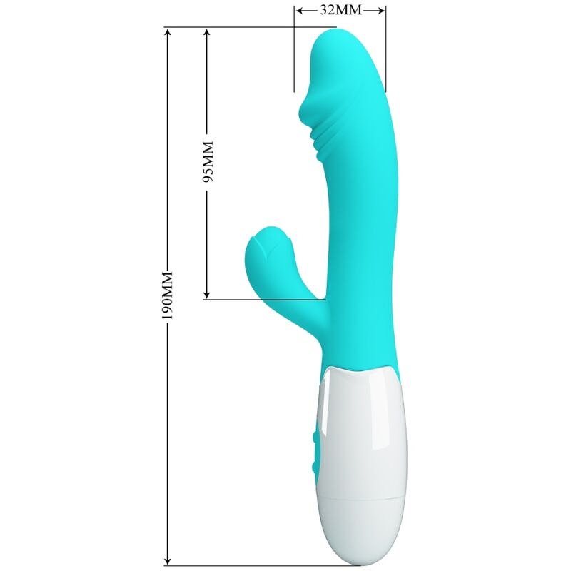Pretty Love Snappy Vibrador Punto G Verde Agua – Estimulador Innovador Con Potente Vibración Para Bienestar Intenso