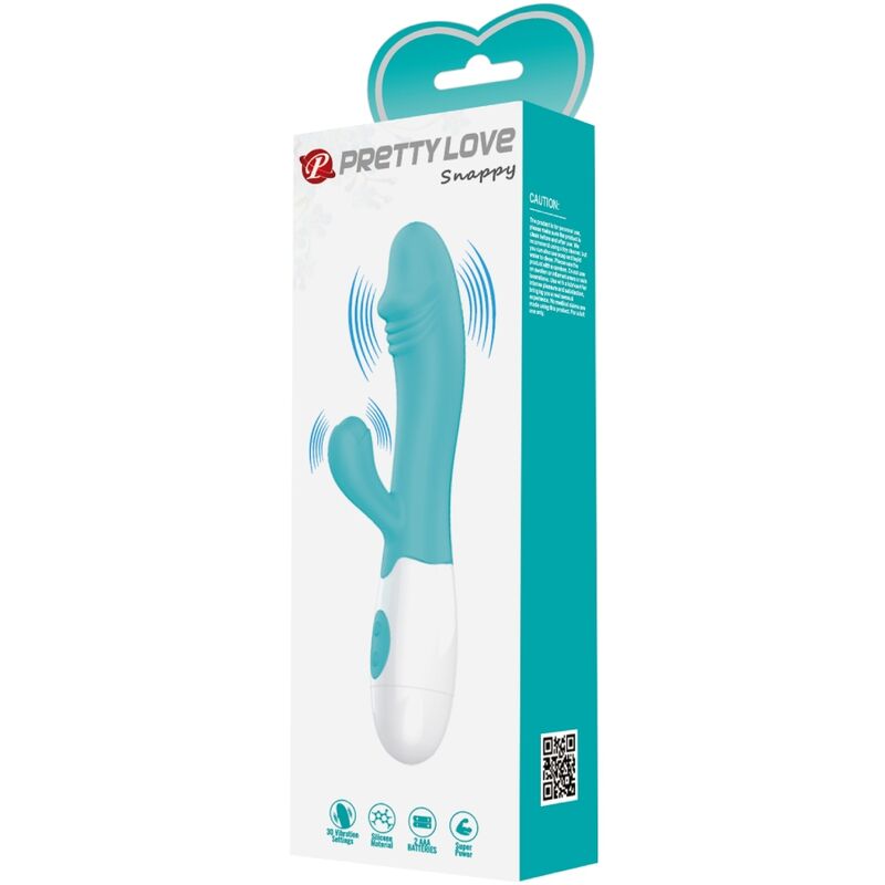 Pretty Love Snappy Vibrador Punto G Verde Agua – Estimulador Innovador Con Potente Vibración Para Bienestar Intenso