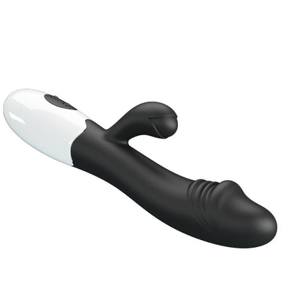 Pretty Love Snappy Vibrador Negro – Estimulador Con Diseño Ergonomico Para Placer Intenso