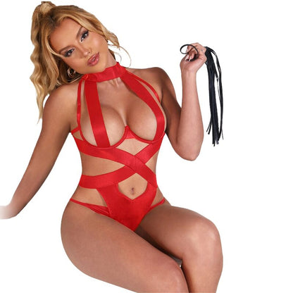 SUBBLIME Red SM Halter Body Harness – Design elegante per un maggiore comfort