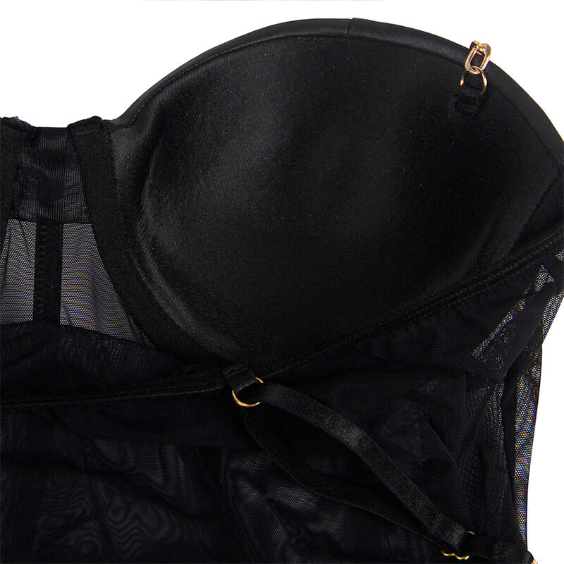 SUBBLIME Body Tirantas Cadena Negro S M – Diseño Elegante Con Sensación De Libertad