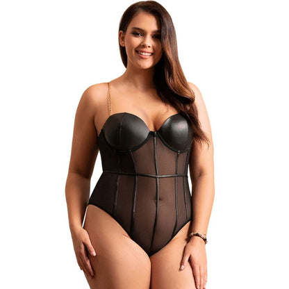 SUBBLIME Body Tirantas Cadena Negro S M – Diseño Elegante Con Sensación De Libertad