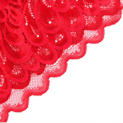 SUBBLIME Babydoll Satinado Con Encaje Rojo S/M – Lencería Elegante Para Momentos Especiales