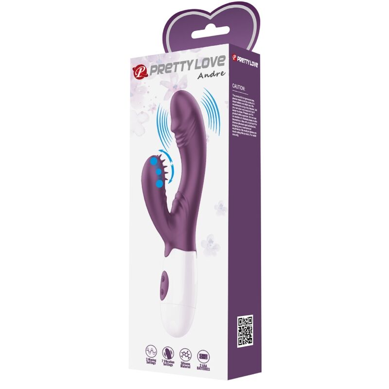 Comprar Pretty Love Andre Vibrador Rabbit – Estimulador Ergonómico Para Placer Agradable-Noxtic