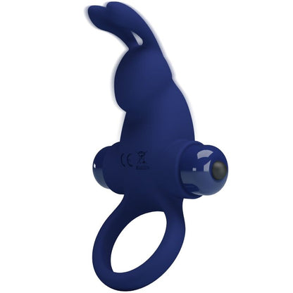 Comprar Pretty Love Jiro Anillo Rabbit Azul – Estimulador Con 10 Funciones De Vibración Para Parejas-Noxtic