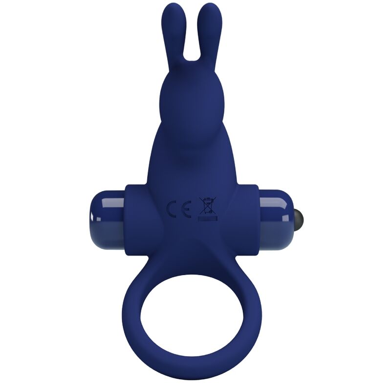 Comprar Pretty Love Jiro Anillo Rabbit Azul – Estimulador Con 10 Funciones De Vibración Para Parejas-Noxtic