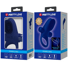 Comprar PRETTY LOVE Palle Anillo Con Vibración Azul – Estimulador Confortable Para Placer Intenso-Noxtic