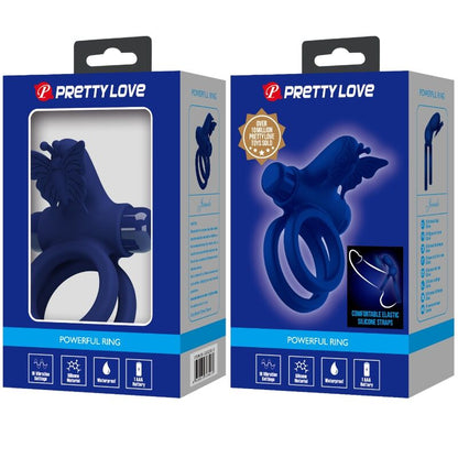 Comprar Pretty Love Jamele Doble Anillo Con Vibración – Estimulador Con Diseño Innovador Para Placer Compartido-Noxtic