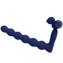Comprar Pretty Love Ajmal Anillo Vibrador Con Plug Azul – Diseño Innovador Para Placer Compartido-Noxtic