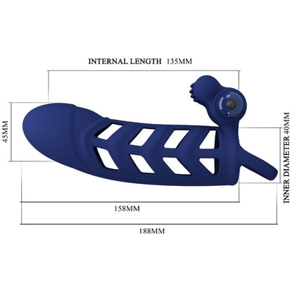 Pretty Love Altaf Anillo Vibrador – Diseño Ergonómico Con Funda De Silicona Para Placer Intenso