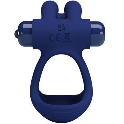 Comprar Pretty Love Francisco Doble Anillo Vibrador Rabbit Azul – Diseño Ergonómico Con Potentes Vibraciones Silenciosas-Noxtic