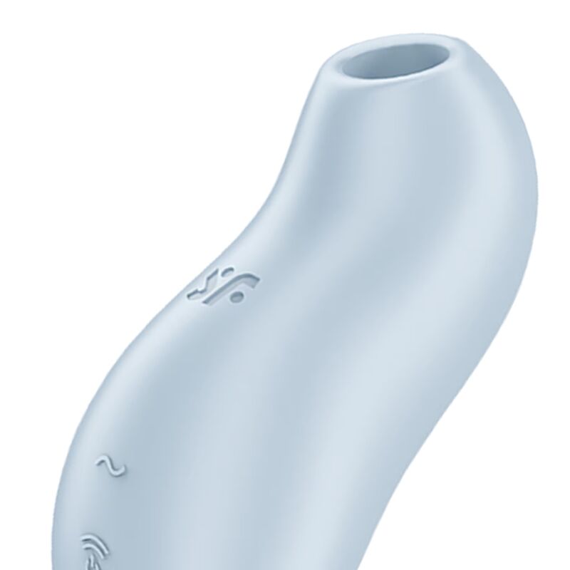 Satisfyer Pocket Pro 1 Azul Claro – Estimulador Recargable Con Tecnología De Ondas De Presión