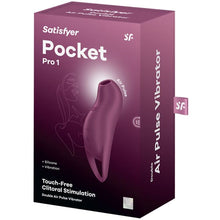 Satisfyer Pocket Pro 1 Garnet – Stimolatore compatto con design ergonomico