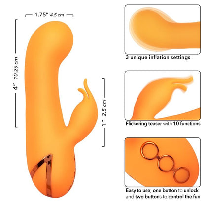 Comprar CalExotics Montecito Muse Vibrador Rabbit Naranja – Estimulador Dual Con Diseño Innovador y Vibración Intensa-Noxtic