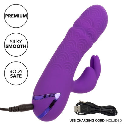 Comprar CalExotics Manhattan Beach Marvel Vibrador Rabbit Morado – Diseño Inspirado En Playa Para Placer Intenso-Noxtic