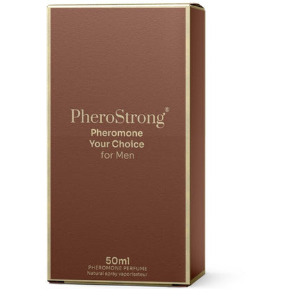 PHEROSTRONG Your Choice Profumo ai Feromoni per Uomo 50ml - Fragranza Moderna con Eleganza e Freschezza