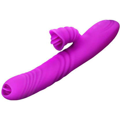 ARMONY - ANGELIA MULTIFUNCTIONAL DOUBLE TONGUE VIBRATOR WITH VIOLET HEAT EFFECT