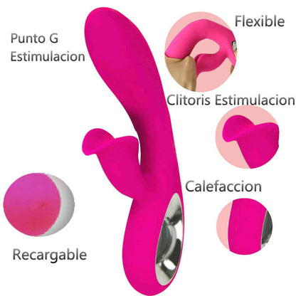 Comprar Armony Daro Vibrador Fucsia – Estimulador Ergonomico Con Diseño Elegante-Noxtic