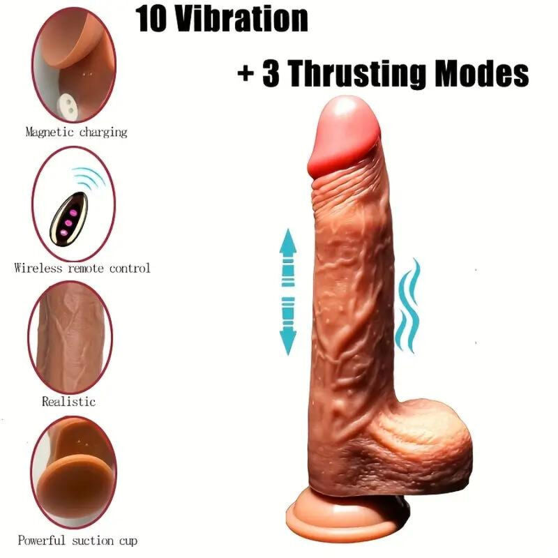 Dildo vibratore realistico ARMONY con telecomando – Design ergonomico per un piacere personalizzato