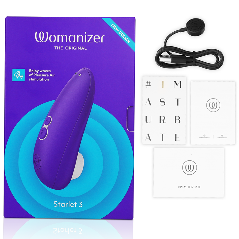 Womanizer Starlet 3 Indigo – Estimulador Ergonomico Con Tecnologia Pleasure Air