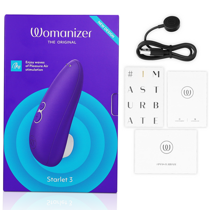 Womanizer Starlet 3 Indigo – Estimulador Ergonomico Con Tecnologia Pleasure Air