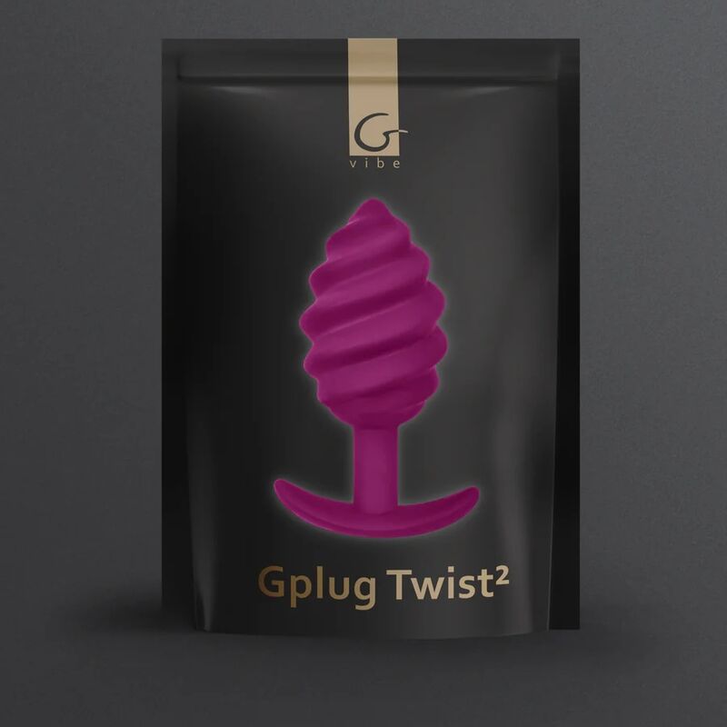 G-VIBE GPLUG TWIST 2 Viola – Plug anale dal design ergonomico per la massima stimolazione