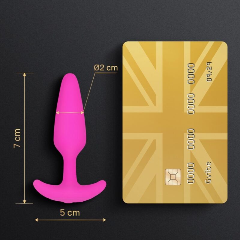 Comprar G-VIBE GPLUG Plug Anal Vibrador XS Fucsia – Diseño Compacto Para Estimulación Sensual-Noxtic
