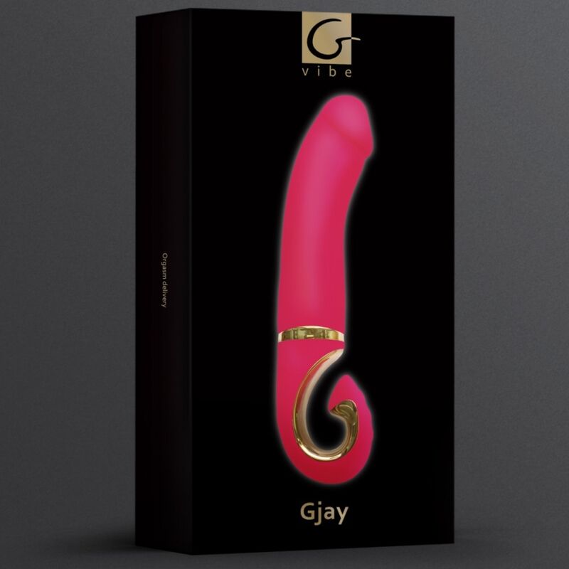 Vibratore G-VIBE GJay Neon Pink – Vibratore ricaricabile con tocco iperrealistico