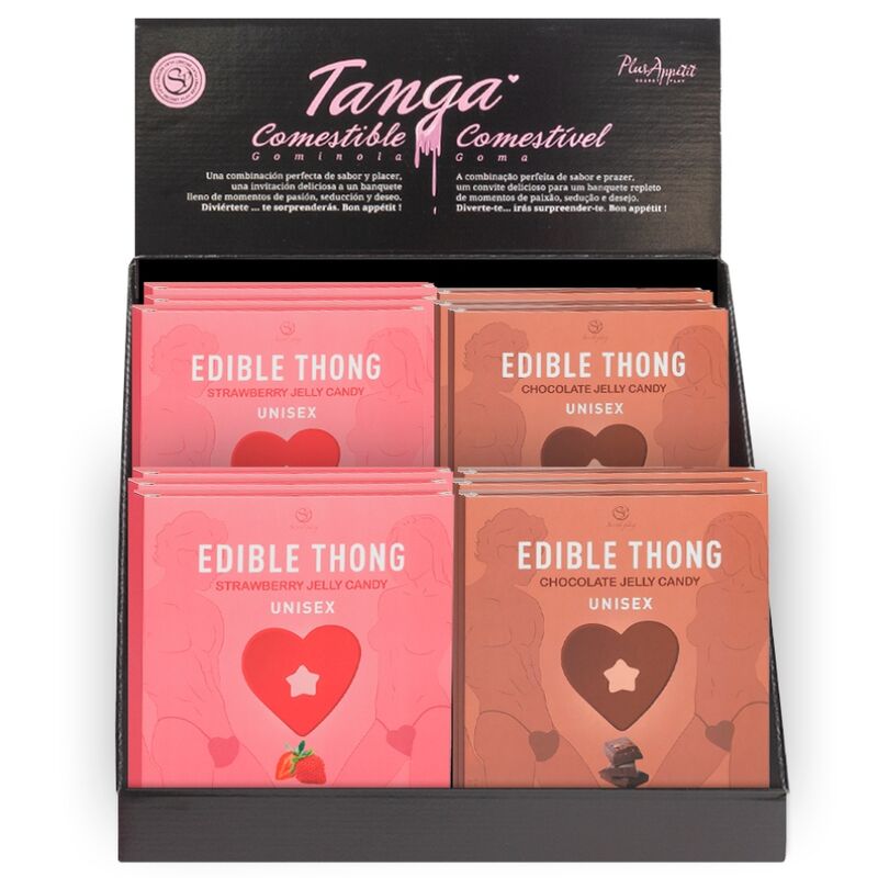Comprar SECRET PLAY Tanga Gominola Chocolate – Tanga Comestible Para Explorar Placeres Sensoriales-Noxtic