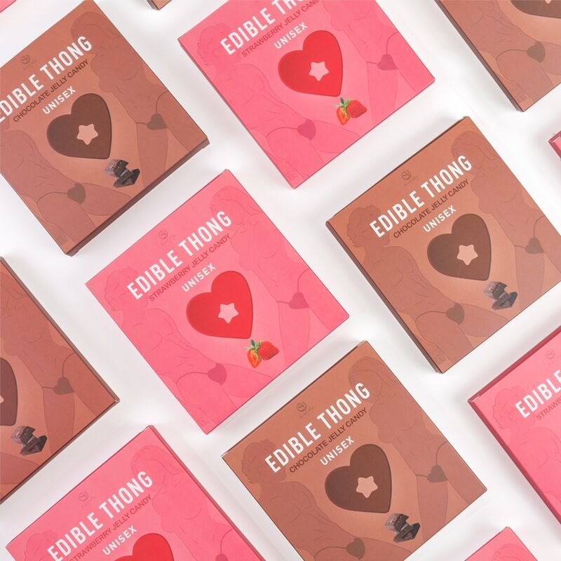 Comprar SECRET PLAY Tanga Gominola Chocolate – Tanga Comestible Para Explorar Placeres Sensoriales-Noxtic