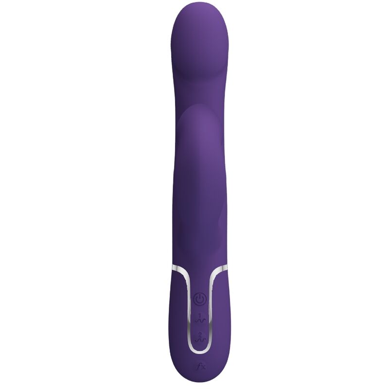 Pretty Love Zalin Vibrador Rabbit Perlas 4 En 1 Morado – Diseño Ergonómico Con Funcionalidad Innovadora