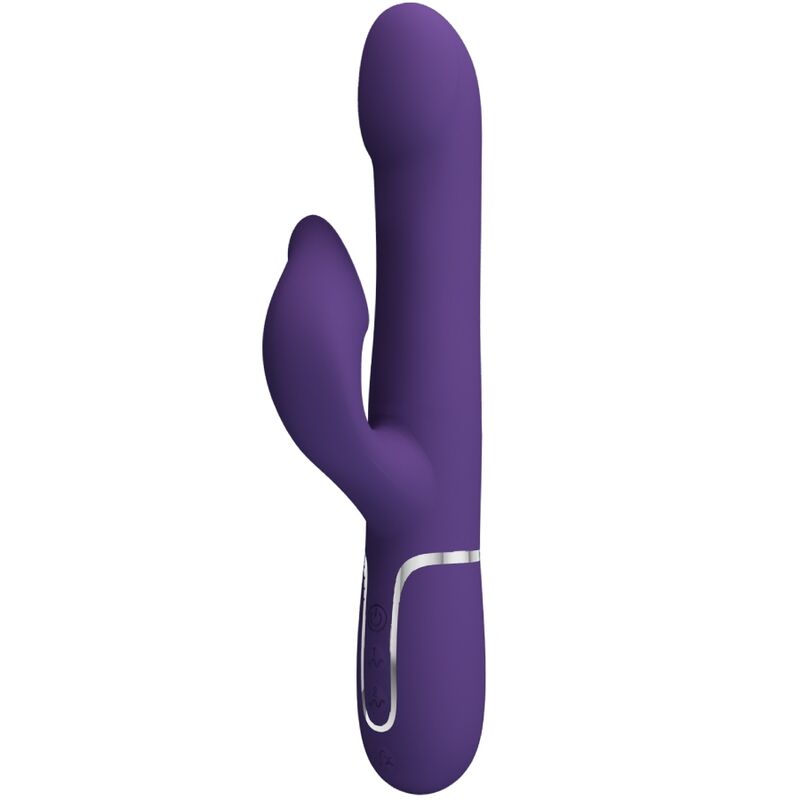 Pretty Love Zalin Vibrador Rabbit Perlas 4 En 1 Morado – Diseño Ergonómico Con Funcionalidad Innovadora