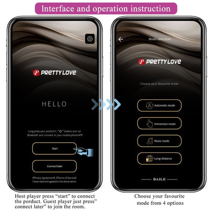 Comprar Pretty Love Hector Vibrador Electrosensorial – Diseño Recargable Con Control App Para Placer Personalizado-Noxtic
