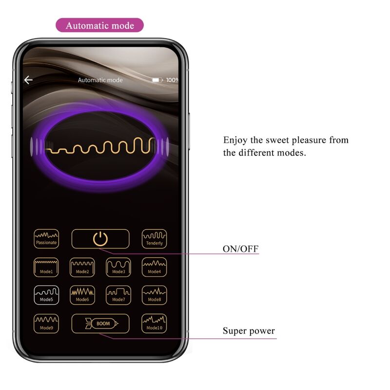 Pretty Love Hector Vibrador Electrosensorial – Diseño Recargable Con Control App Para Placer Personalizado