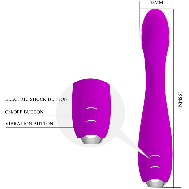 Pretty Love Hector Vibrador Electrosensorial – Diseño Recargable Con Control App Para Placer Personalizado