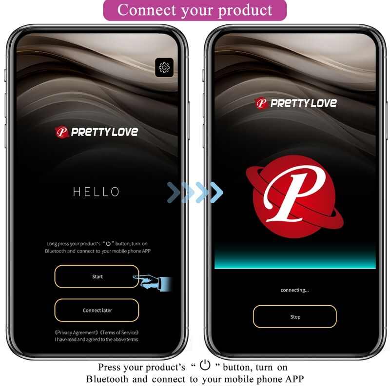Pretty Love Hector Vibrador Electrosensorial – Diseño Recargable Con Control App Para Placer Personalizado