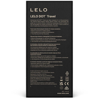 LELO Dot Travel Pink – Stimolatore compatto con otto modalità di vibrazione
