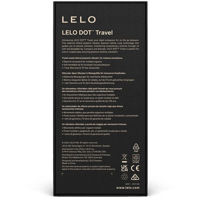 Comprar LELO Dot Travel Morado – Estimulador Portátil Con Diseño Discreto Para Viajes-Noxtic