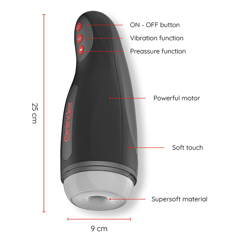 Comprar ONINDER Seoul Masturbador Masculino – Diseño De Compresión Y Vibración Para Placer Personalizado-Noxtic
