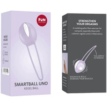 Comprar FUN FACTORY Smartball Uno Blanco Lila Pastel – Bola Pélvica Con Diseño Ergonómico Para Entrenamiento Del Suelo Pélvico-Noxtic