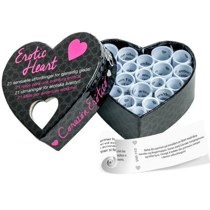 Comprar TEASE & PLEASE Mini Corazón – Juguete Erótico Con Veintiuna Aventuras Sensuales-Noxtic