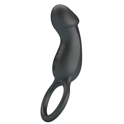 Comprar PRETTY LOVE Anillo Vibrador Con Estimulador Negro – Diseño Discreto Para Placer Versátil-Noxtic