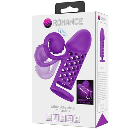 ROMANCE Harden Manga Extendida Morada – Diseño Elegante Para Placer Intenso