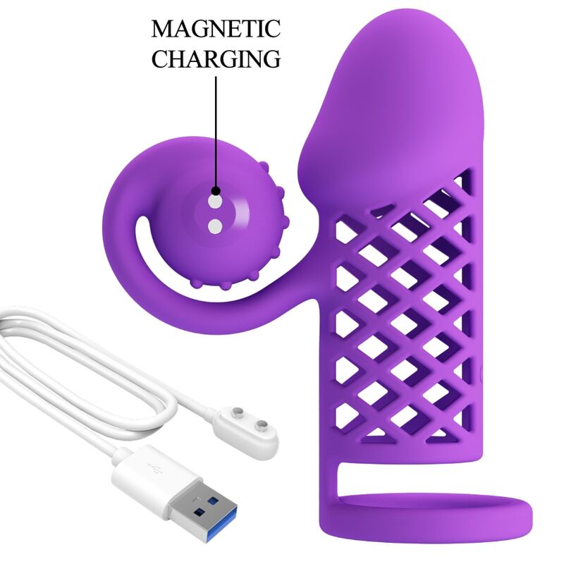 ROMANCE Harden Manga Extendida Morada – Diseño Elegante Para Placer Intenso