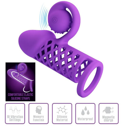 ROMANCE Harden Manga Extendida Morada – Diseño Elegante Para Placer Intenso