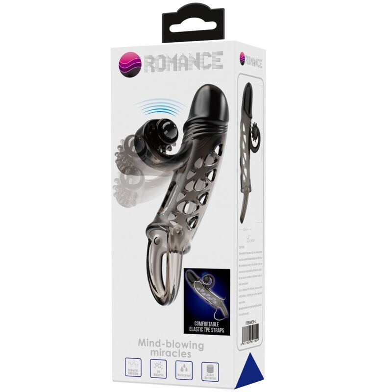 ROMANCE Manga Extendida Negro – Diseño Ergonómico Para Placer Mejorado